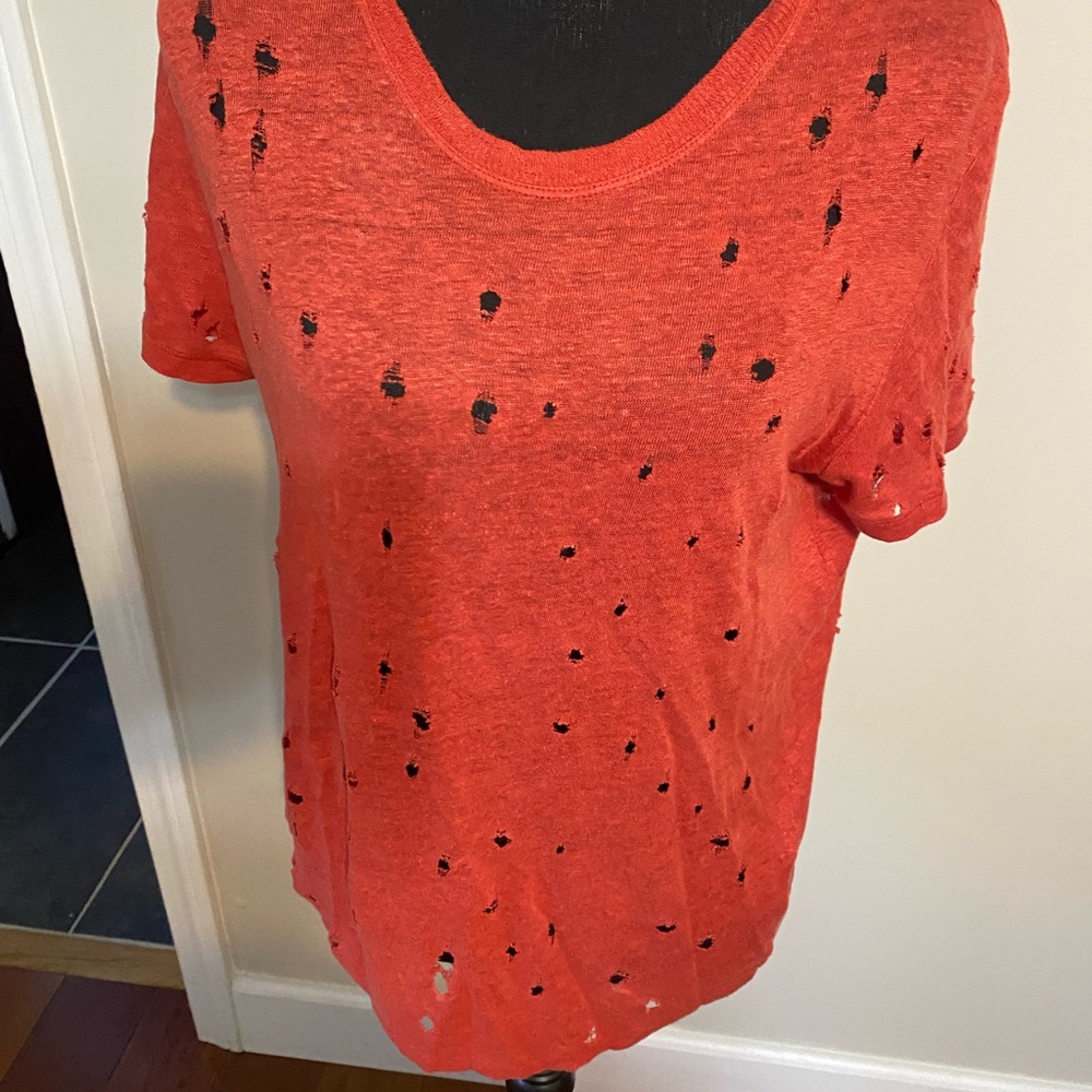 IRO oversize distressed tee